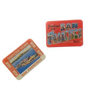 2 Vintage Style Magnet San Francisco